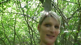 Cute French Blonde Fucked Outdoors