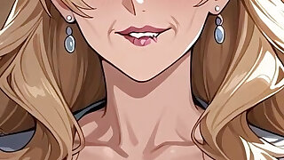 Blonde GILF Hentai Porn